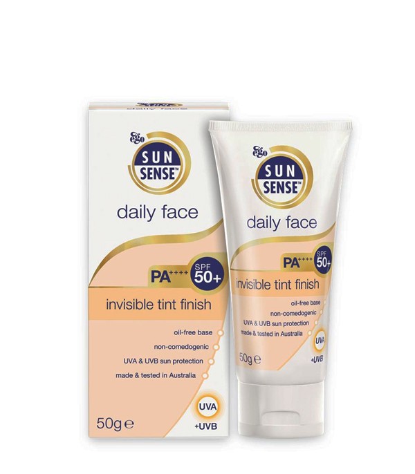 sunsense daily face spf 50 invisible tint finish